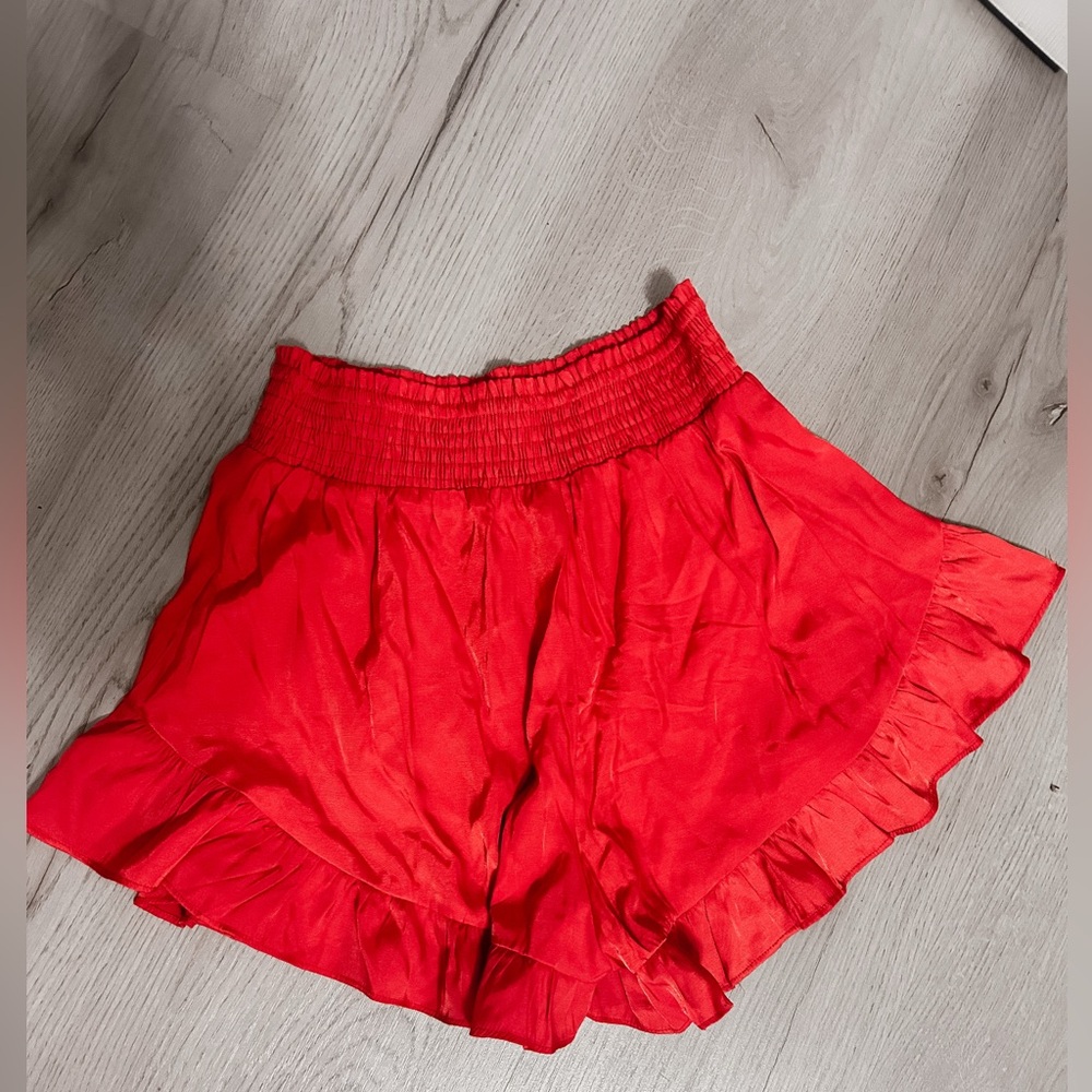Mittoshop size small red shorts!